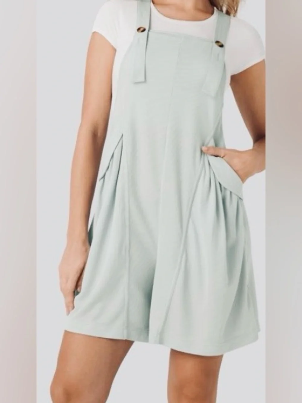 XSMALL.  HALARA WAFFLE OVERALL ROMPER
